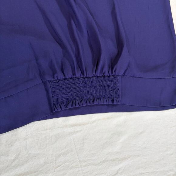 Outback Red women’s purple flowy top. Split shoulders. Size S. Workwear - Picture 2 of 6